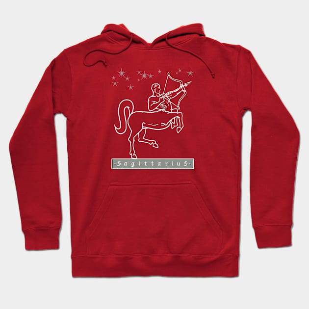 Sagittarius the Archer Hoodie by PalmGallery